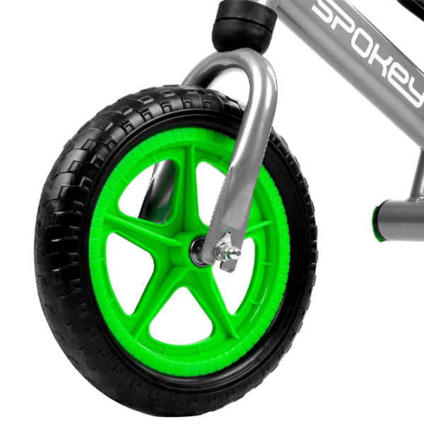 Bicicletă fără pedale Spokey Off-Road 12" 15" Green Gray Metal / Pentru copii photo 4