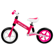 Bicicletă fără pedale Spokey Off-Road 12" 15" Pink Black Metal / Pentru copii