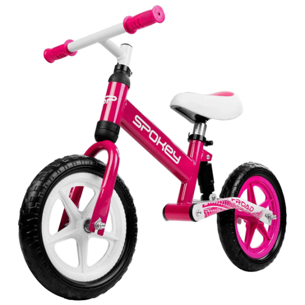 Bicicletă fără pedale Spokey Off-Road 12" 15" Pink Black Metal / Pentru copii photo 2