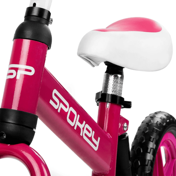 Bicicletă fără pedale Spokey Off-Road 12" 15" Pink Black Metal / Pentru copii photo 5