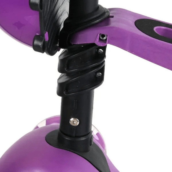 Trotinetă pentru copii cu trei roți Enero Balance 3 in 1 (1001680-002) Violet 3 ani, 50 kg, Din plastic cu silicon photo 4