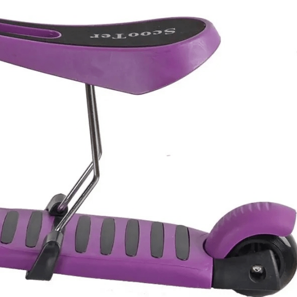 Trotinetă pentru copii cu trei roți Enero Balance 3 in 1 (1001680-002) Violet 3 ani, 50 kg, Din plastic cu silicon photo 5