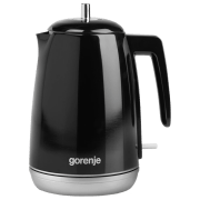 Ceainic electric Gorenje K15RLBK Black 2200 W, 1.7l, Material interior: Plastic
