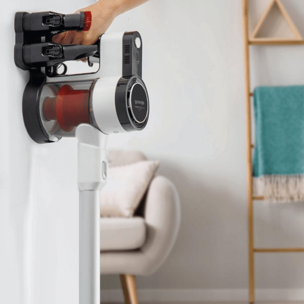 Вертикальный пылесос Gorenje SVC216FMLW Белый 121 Вт | Сухая | Контейнер | 0.5 л photo 6