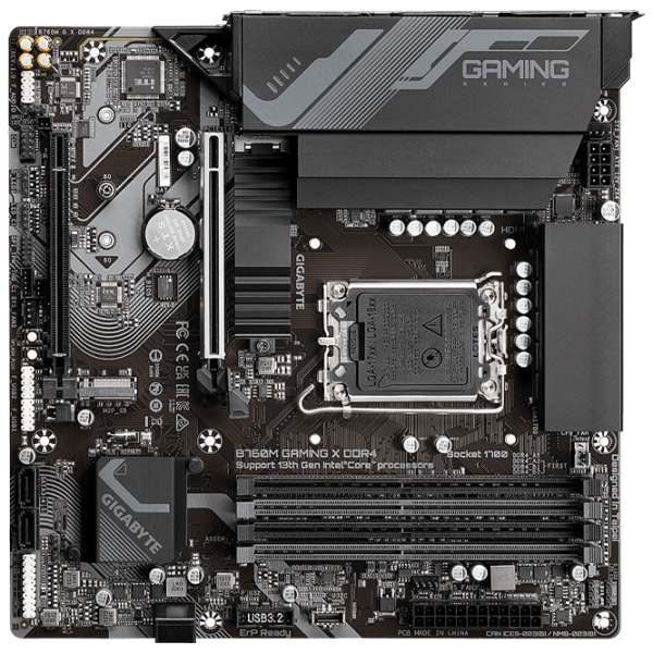 Материнская плата Gigabyte B760M GAMING X mATX  photo 3