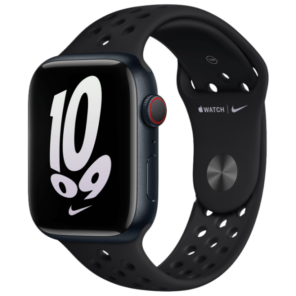 Curelușă Apple Watch Watch Nike Sport Black Anthracite Fluoroelastomer, 42, 44, 45 mm photo 1