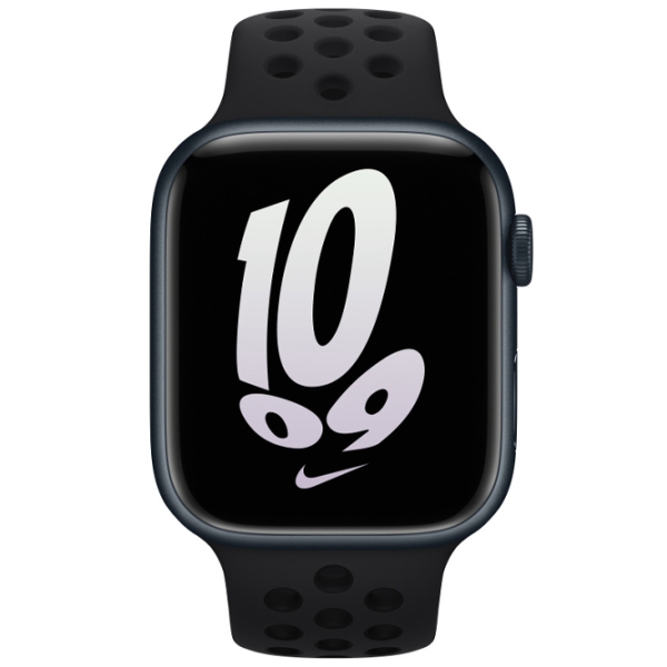 Curelușă Apple Watch Watch Nike Sport Black Anthracite Fluoroelastomer, 42, 44, 45 mm photo 2