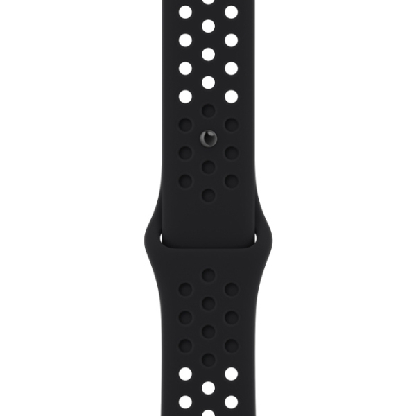 Curelușă Apple Watch Watch Nike Sport Black Anthracite Fluoroelastomer, 42, 44, 45 mm photo 4