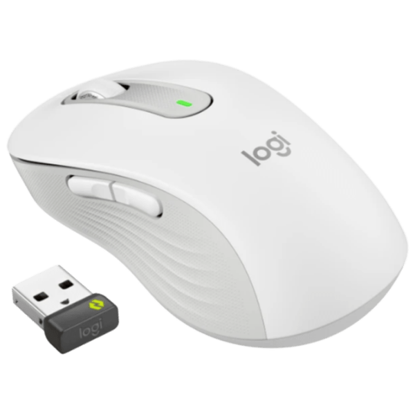 Mouse Logitech Signature M650 L for Business White Fără fir, 4000 dpi photo 2