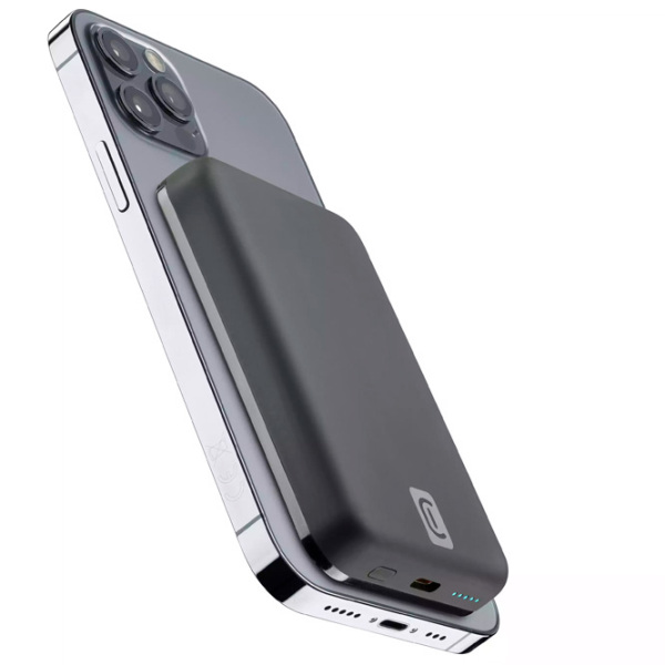 Power Bank 5000 мАч Cellularline PBMAGSFCOL5000WIRK (12 Вт) Черный  photo 3