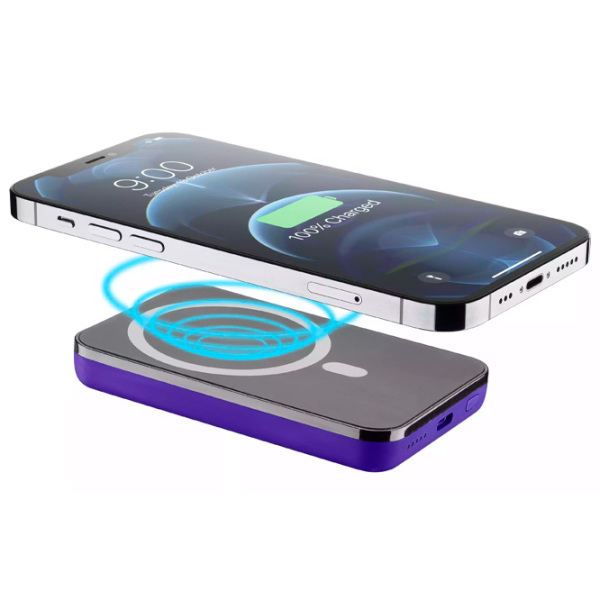 Power Bank 5000 mAh Cellularline PBMAGSFCOL5000WIRV (12 W) Violet  photo 5