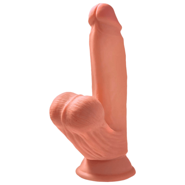 Dildo King Cock Triple Density (21.5 cm) Beige  photo 1