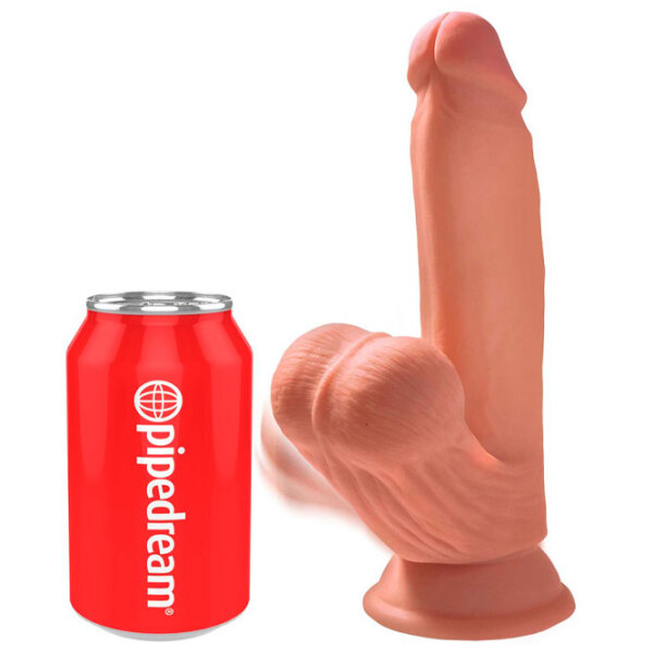 Dildo King Cock Triple Density (21.5 cm) Beige  photo 2