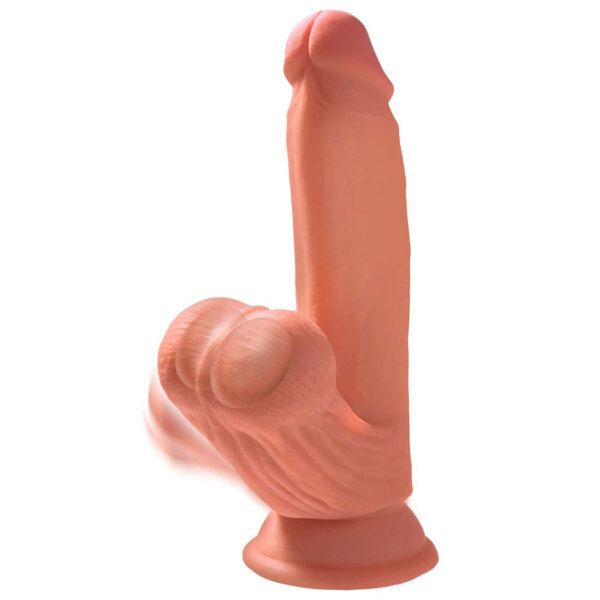 Dildo King Cock Triple Density (21.5 cm) Beige  photo 3
