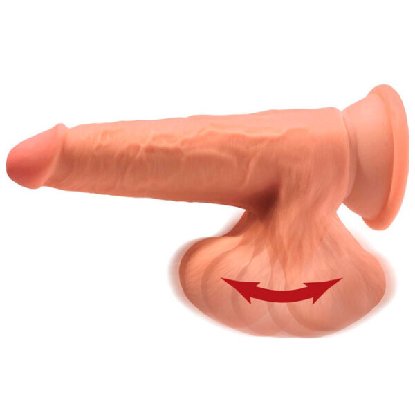Dildo King Cock Triple Density (21.5 cm) Beige  photo 4