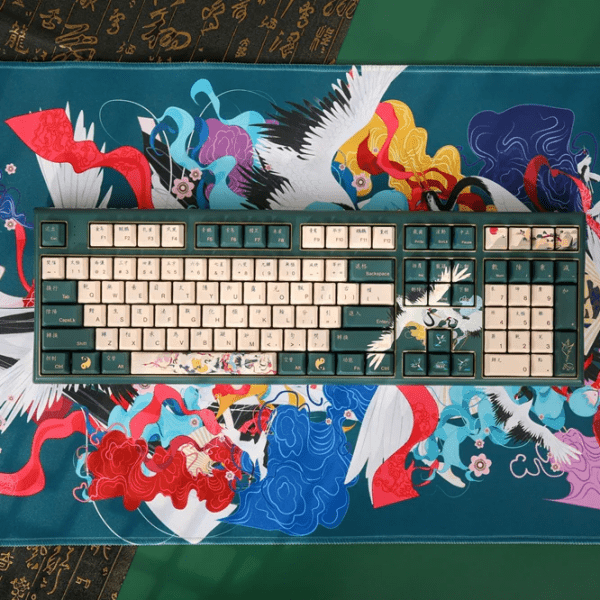 Covoraș pentru mouse Varmilo Crane Desk Mat XL Multicolor 900 x 400 x 3 mm photo 5