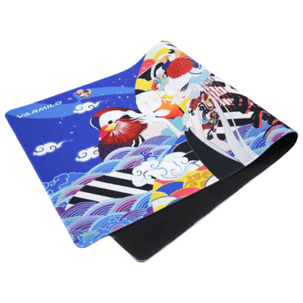Covoraș pentru mouse Varmilo Lovebirds Blue Desk Mat XL Multicolor 900 x 400 x 3 mm photo 3