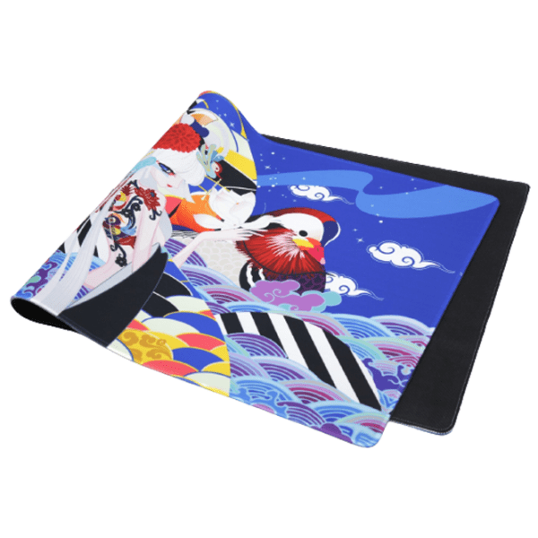 Covoraș pentru mouse Varmilo Lovebirds Blue Desk Mat XL Multicolor 900 x 400 x 3 mm photo 4