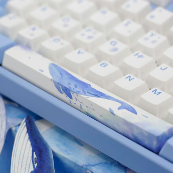 Tastatură Varmilo VA108M Sea Melody Blue Cherry MX Red Gaming, Cu fir photo 8