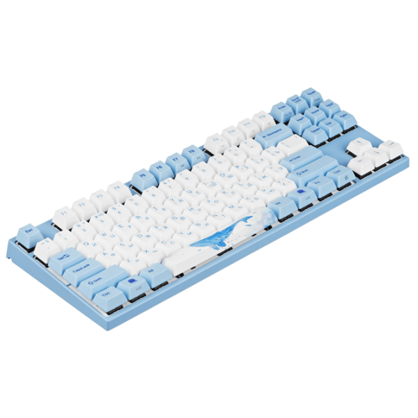 Tastatură Varmilo VEA87 Sea Melody Blue Cherry MX Red Gaming, Cu fir photo 3