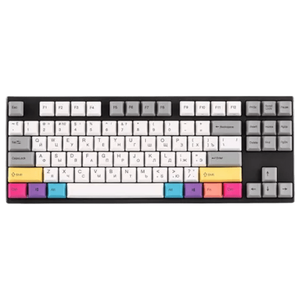 Tastatură Varmilo CMYK Multicolor Gaming, Cu fir photo 1