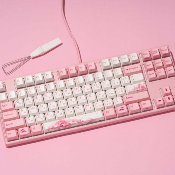 Tastatură Varmilo Sakura R2 Cherry MX Red
Pink Home and Office, Fără fir photo 9