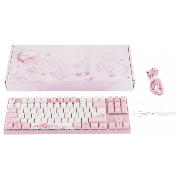 Tastatură Varmilo Sakura R2 Cherry MX Red
Pink Home and Office, Fără fir photo 14