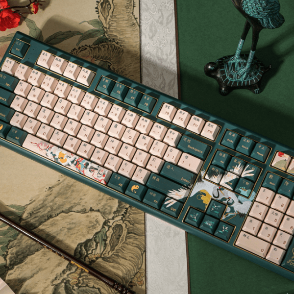 Tastatură Varmilo VBS108 Green Gaming, Fără fir photo 7
