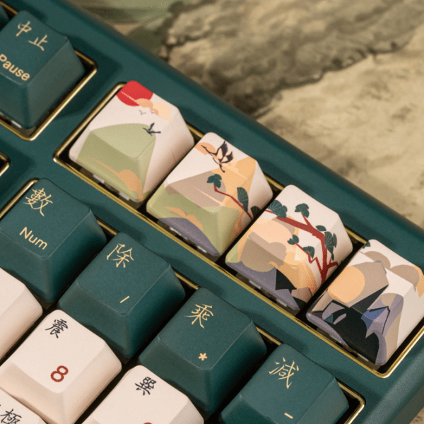 Tastatură Varmilo VBS108 Green Gaming, Fără fir photo 10