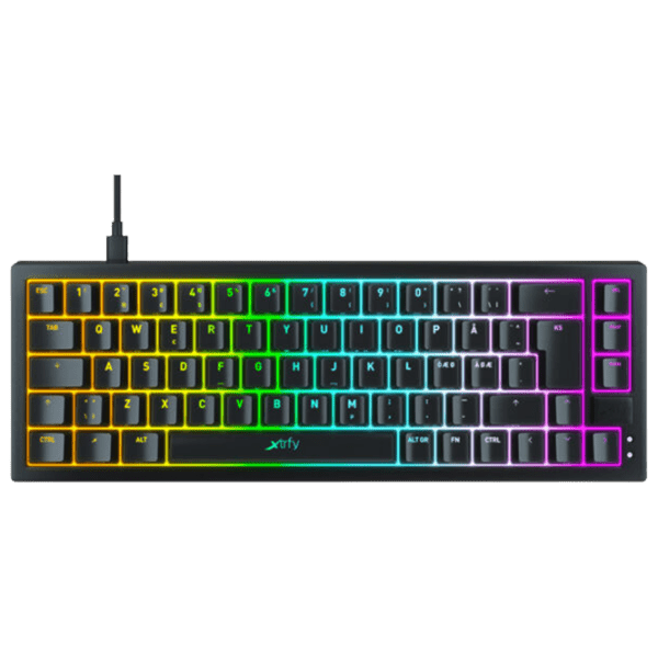 Tastatură Xtrfy K5 Black Gaming, Cu fir photo 1