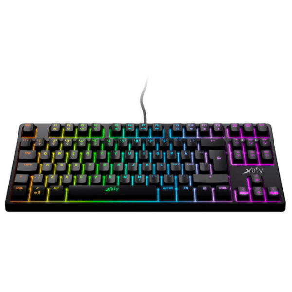 Tastatură Xtrfy K4 TKL Black Gaming, Cu fir photo 2