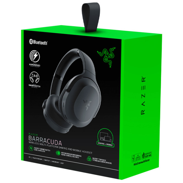 Căști Razer Barracuda Black Fără fir/ Gaming/ Over the ear photo 6