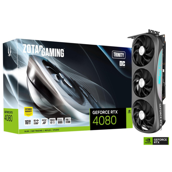 Placă video Zotac GeForce RTX 4080 Trinity 16 GB  photo 6