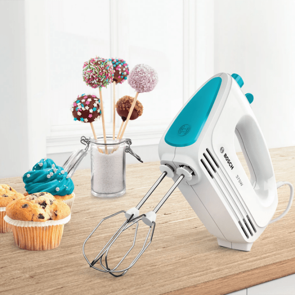 Миксер Bosch MFQ2210D Бирюзовый 375 Вт, Количество скоростей: 4, Турборежим photo 5