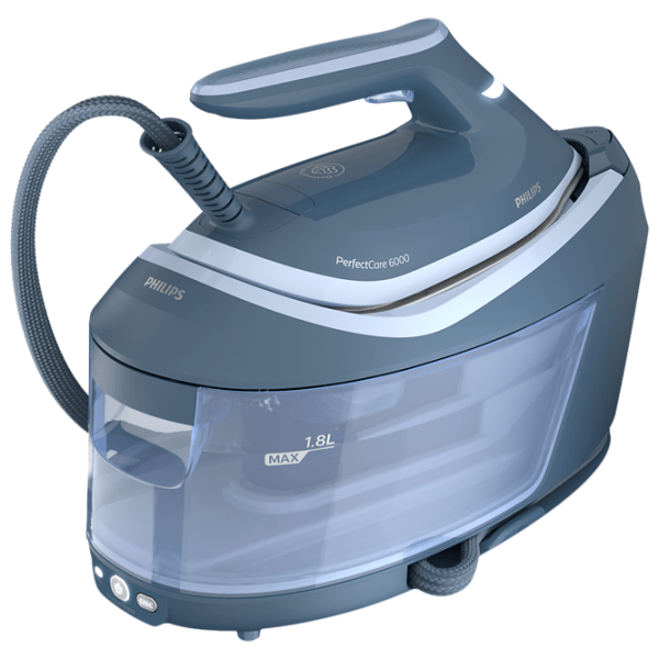 Fier de călcat Philips PSG6042/ 20 Blue 2400 W, 130 g/ min, 1.8 l, Ceramică photo 2