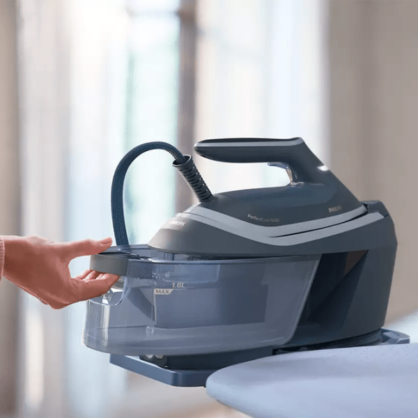 Fier de călcat Philips PSG6042/ 20 Blue 2400 W, 130 g/ min, 1.8 l, Ceramică photo 6