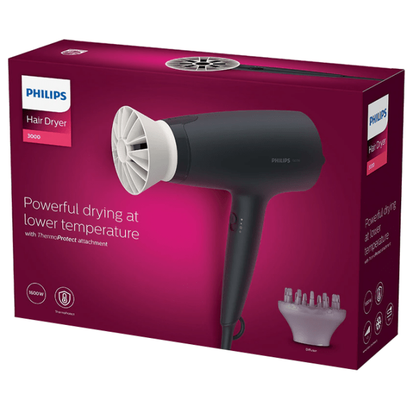 Фен Philips BHD302/30 Черный  photo 4