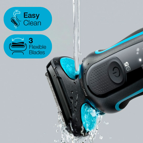 Бритва электрическая Braun 51-M1200s Бирюзовый  photo 6