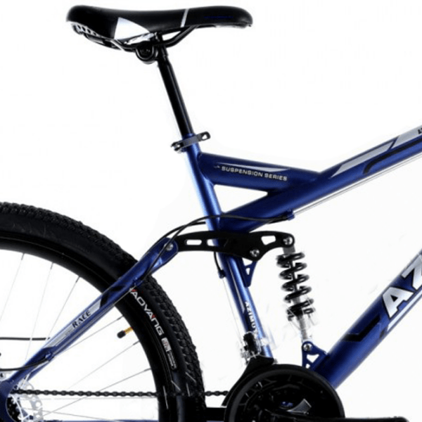 Bicicletă Azimut Race 29" 19" Blue White Oțel / Pentru adulți photo 2