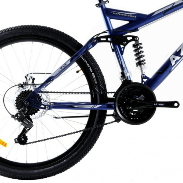Bicicletă Azimut Race 29" 19" Blue White Oțel / Pentru adulți photo 5