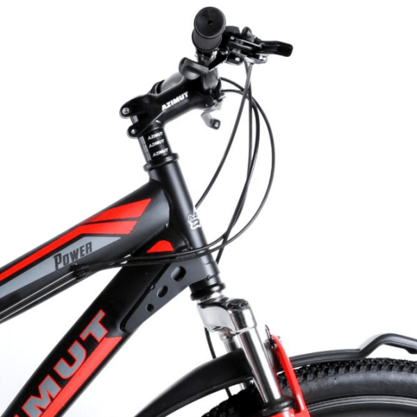Bicicletă Azimut Power 26" 19" Black Red Oțel / Pentru adulți photo 2