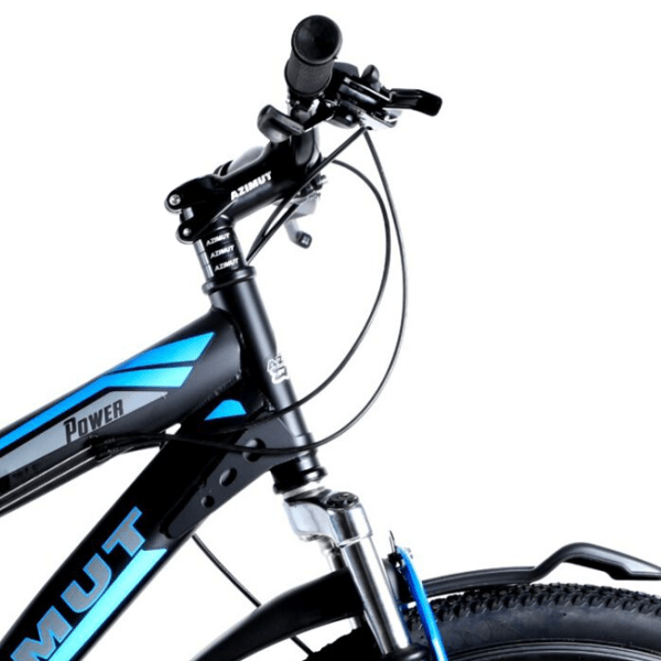 Bicicletă Azimut Power 26" 19" Black Blue Oțel / Pentru adulți photo 2