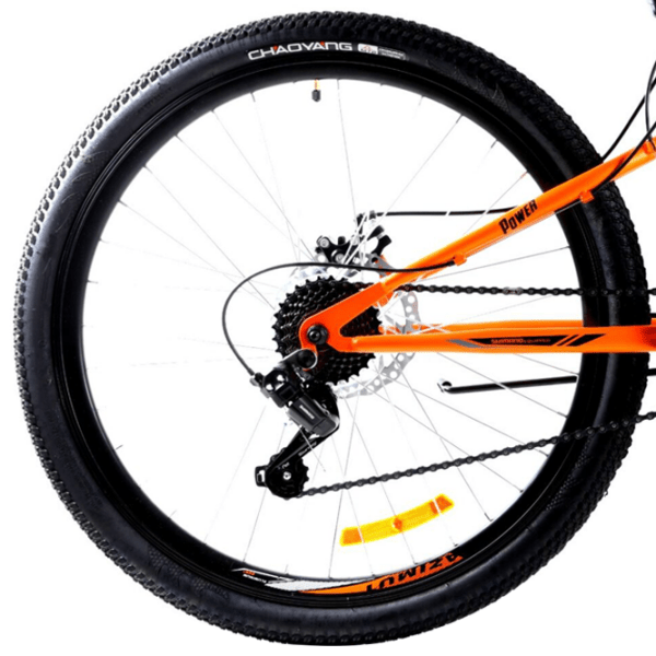 Bicicletă Azimut Power 26" 19" Black Orange Oțel / Pentru adulți photo 4