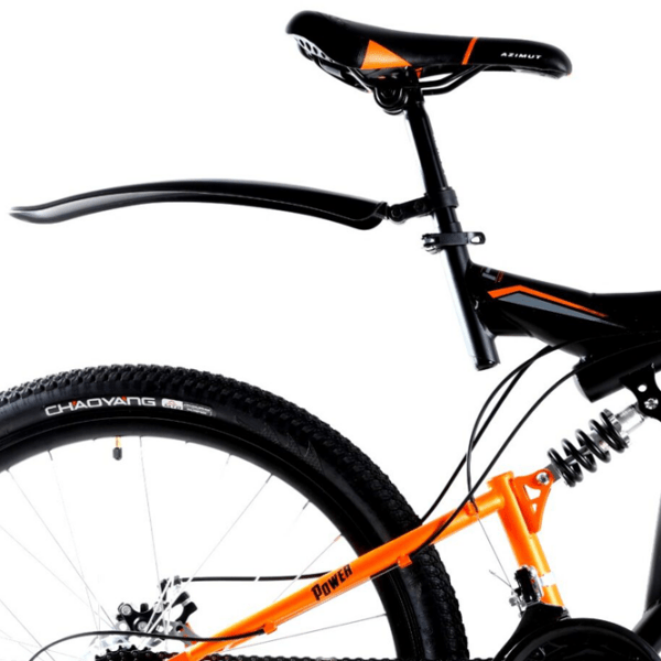 Bicicletă Azimut Power 26" 19" Black Orange Oțel / Pentru adulți photo 5