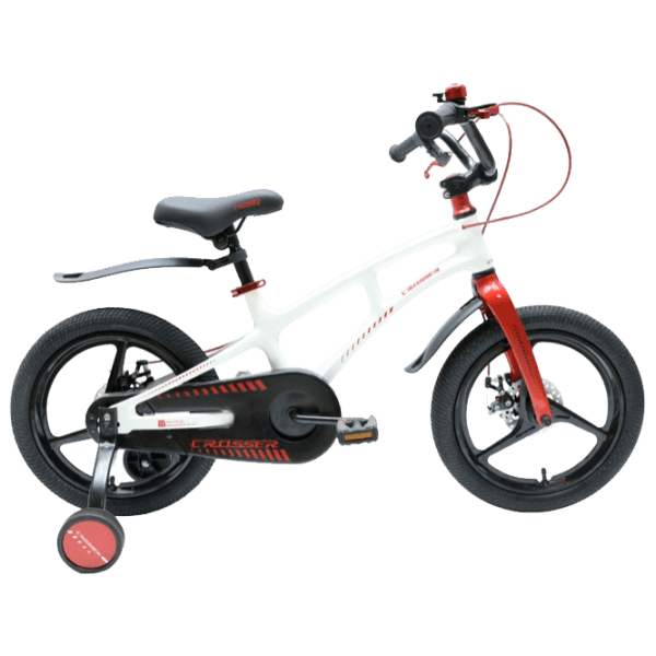 Bicicletă Crosser Magnesium New 16" White Black Aliaj de magneziu / Pentru copii photo 1