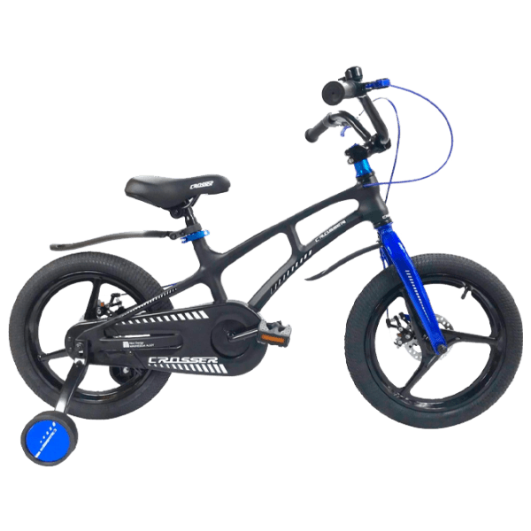 Bicicletă Crosser Magnesium New 16" Black Blue Aliaj de magneziu / Pentru copii photo 1
