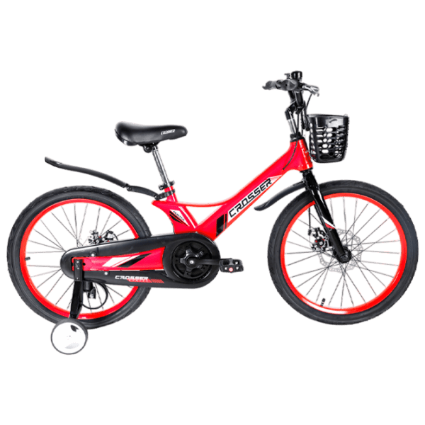 Велосипед Crosser Hunter 20" Красный Черный Магниевый сплав / Детский photo 1