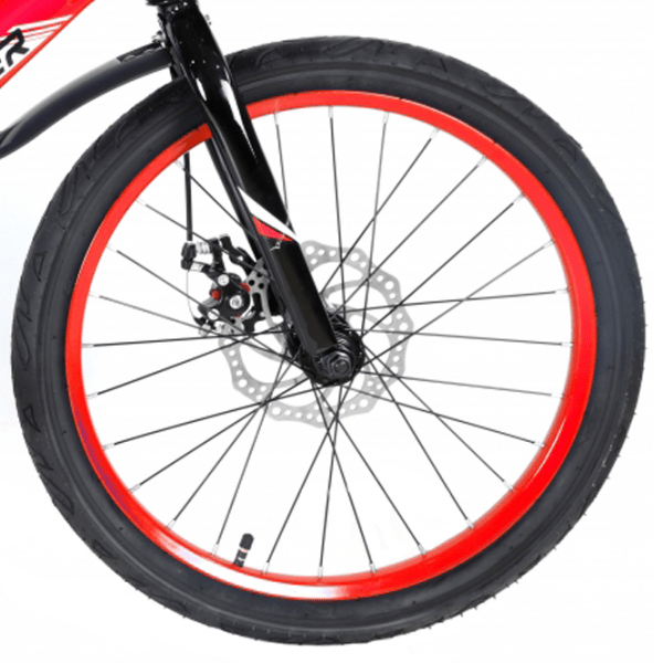 Велосипед Crosser Hunter 20" Красный Черный Магниевый сплав / Детский photo 3