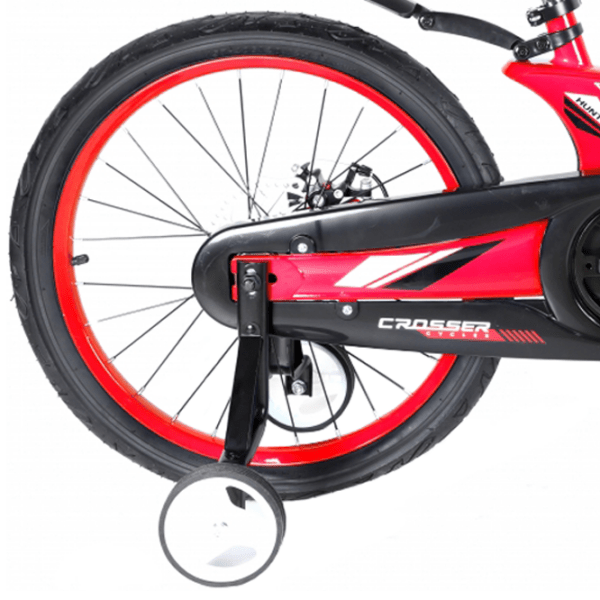 Велосипед Crosser Hunter 20" Красный Черный Магниевый сплав / Детский photo 4