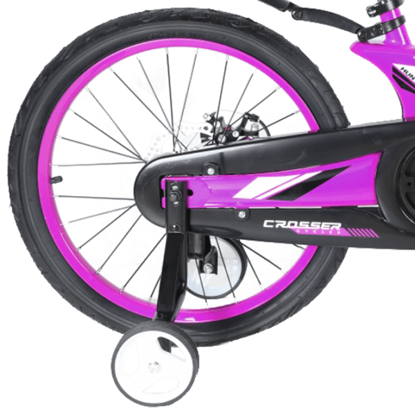 Bicicletă Crosser Hunter 20" Violet Black Aliaj de magneziu / Pentru copii photo 4